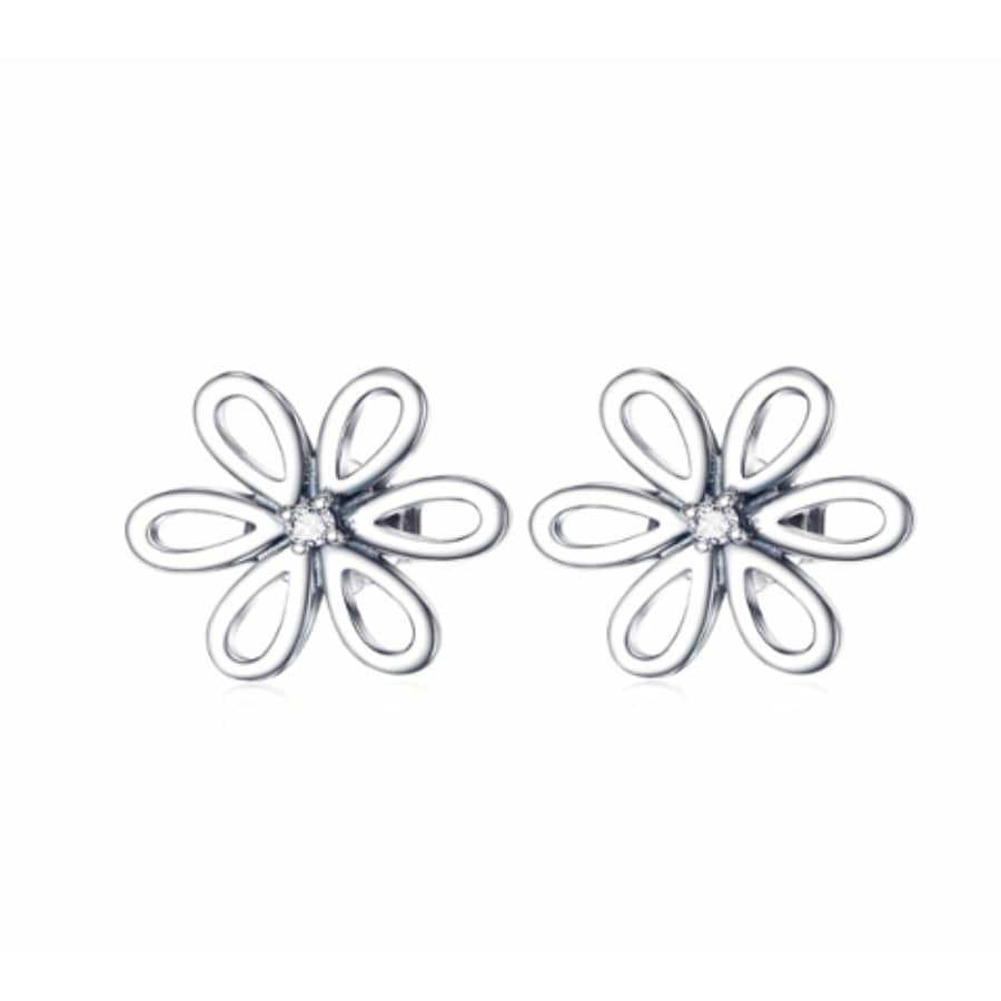 MISU 925 Sterling Silver Earrings Daisy -Misu