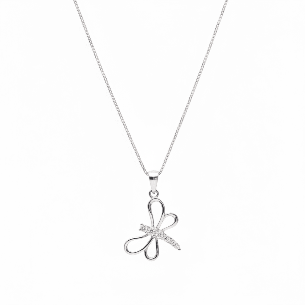 MISU 925 Sterling Silver Necklace DragonFly -Misu