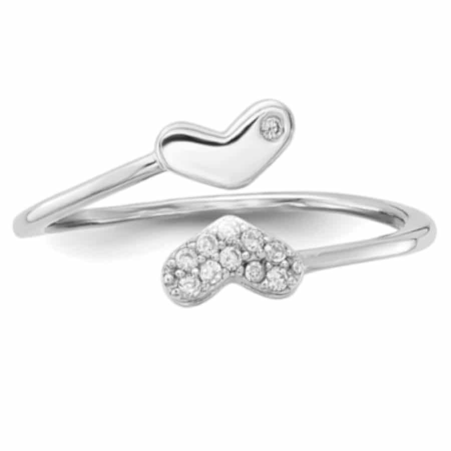 MISU 925 Sterling Silver Ring Hearts Alive -Misu