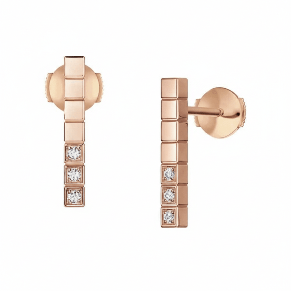 MISU Rose Bar Studs -Misu