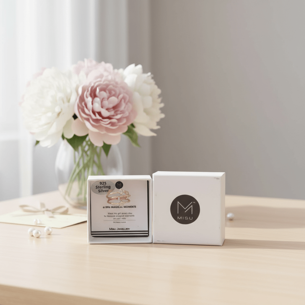 MISU Rose Follow The Stars Trio Rings -Misu