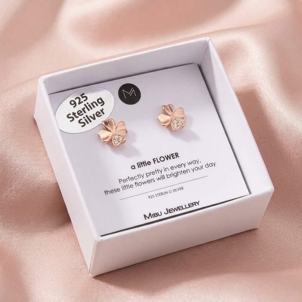MISU Rose Gold Beauty Studs -Misu