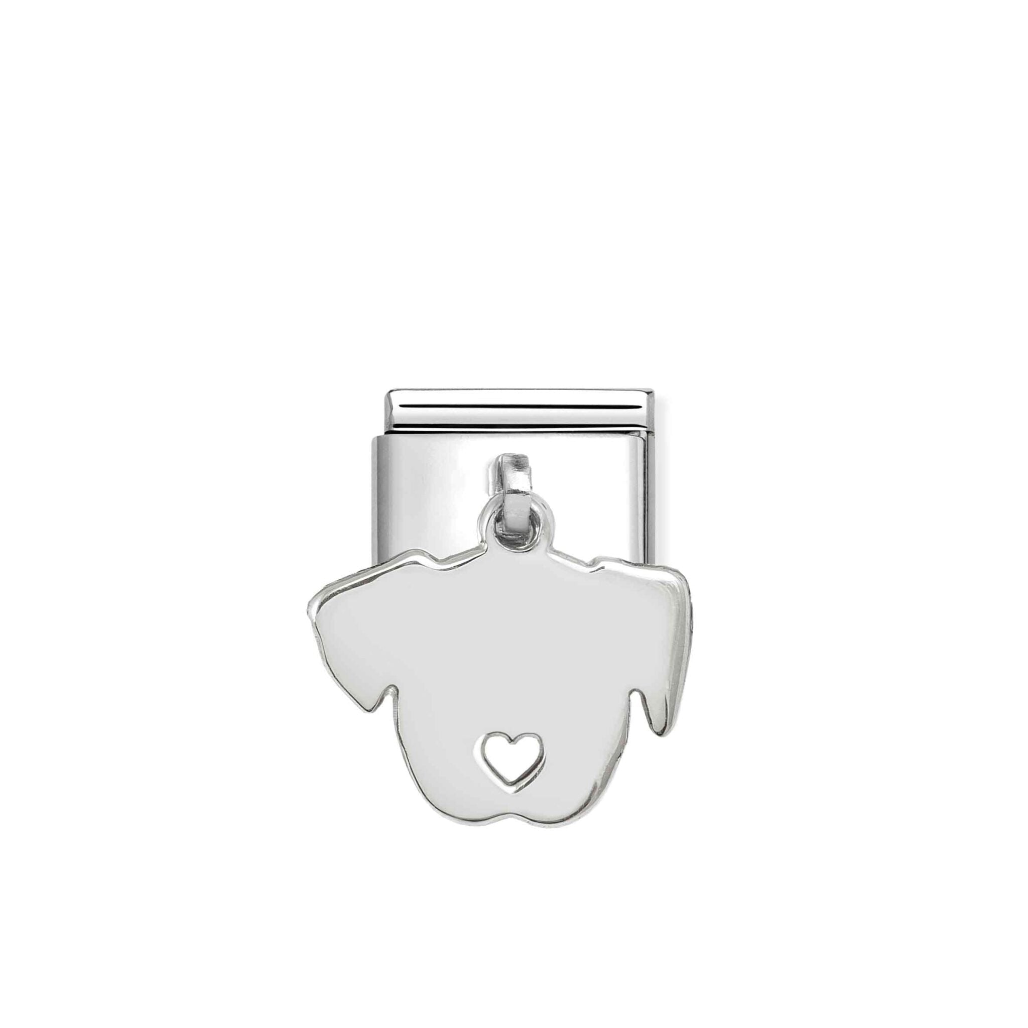 NOM Composable Smooth Dog Face Plate HANGING SS&925ss -Nomination