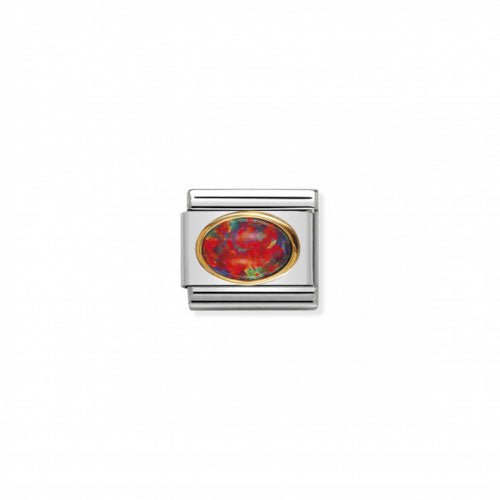 Nomination Cabouchon Oval Red Opal -Nomination