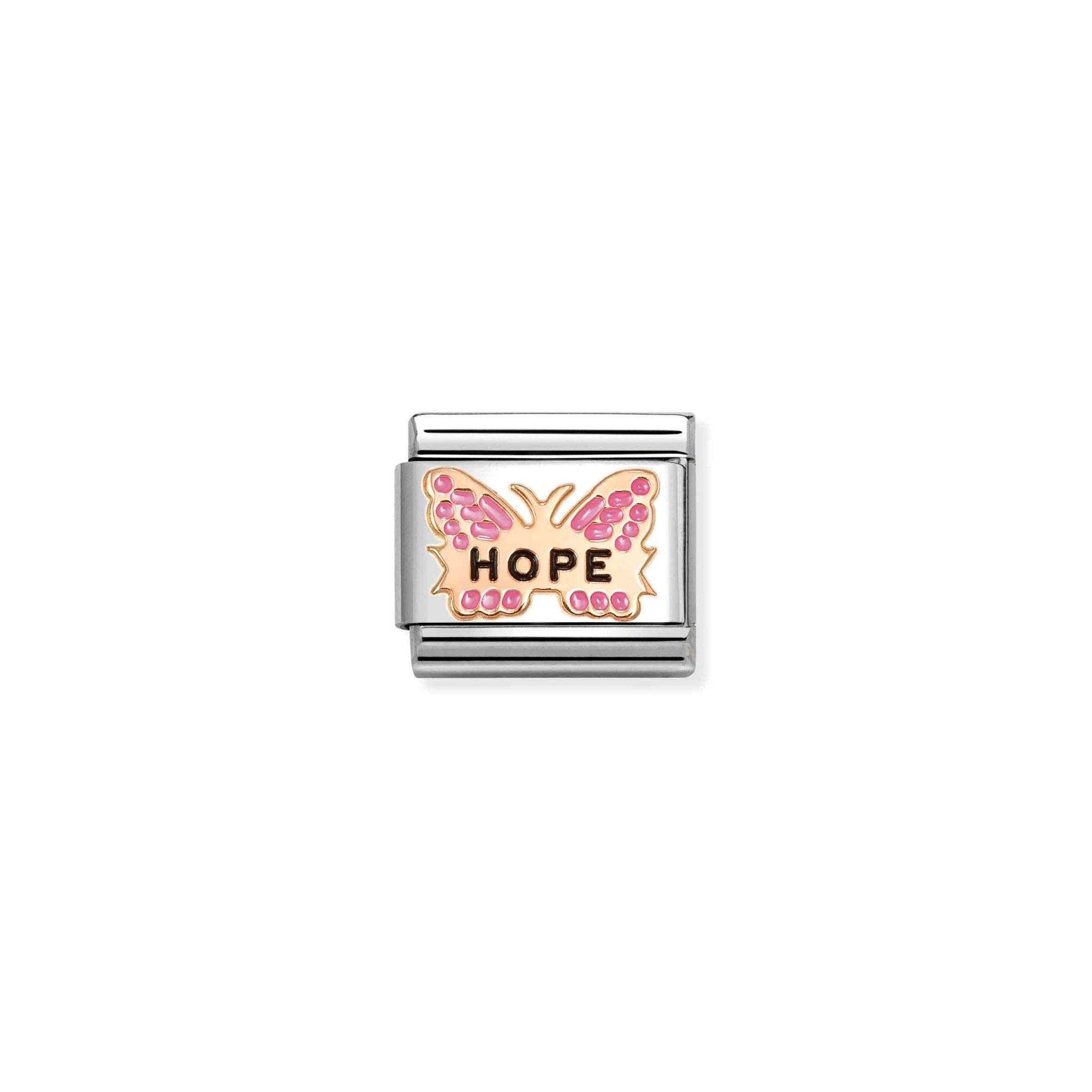 Nomination Composable Butterfly Fuschia Hope Symbol -Nomination