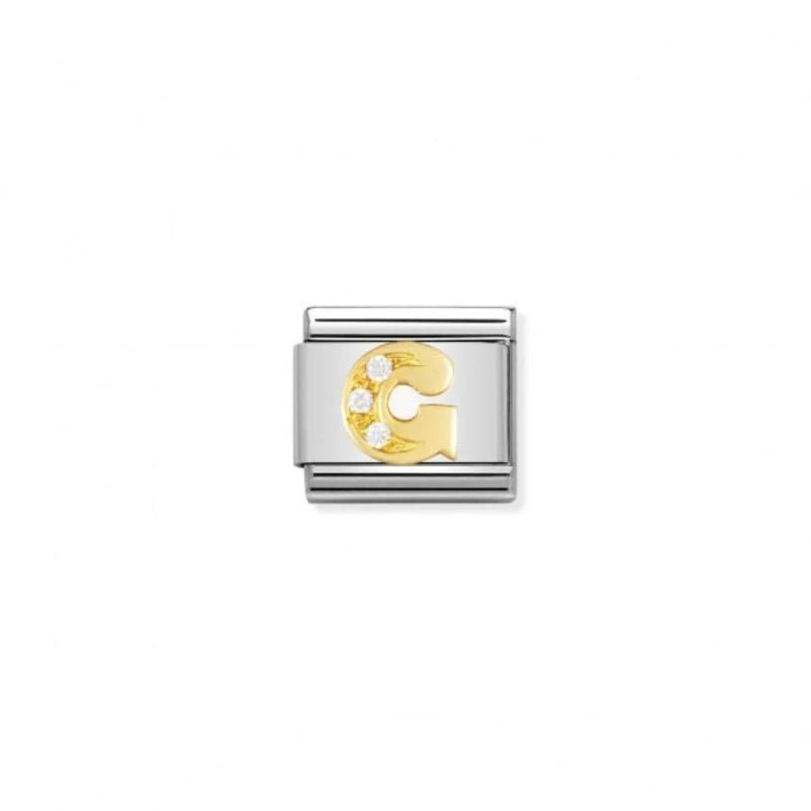 Nomination Composable Classic C.Z. Letter G -Nomination