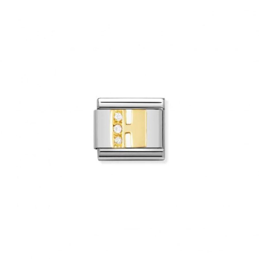 Nomination Composable Classic C.Z. Letter H -Nomination