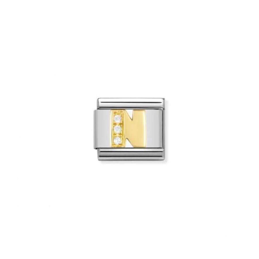 Nomination Composable Classic C.Z. Letter N -Nomination