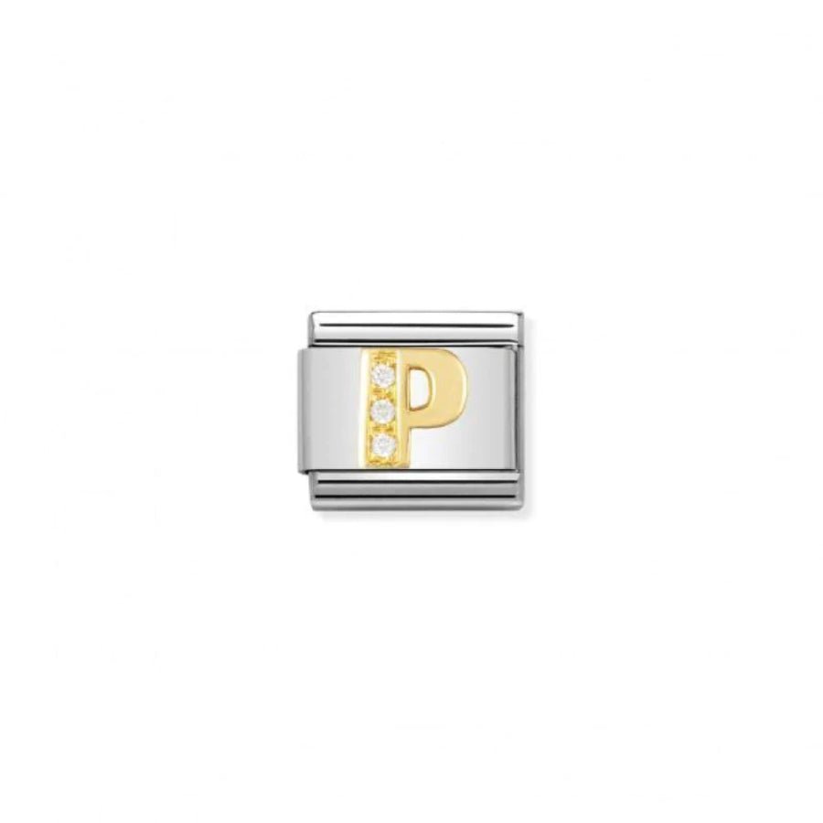 Nomination Composable Classic C.Z. Letter P -Nomination