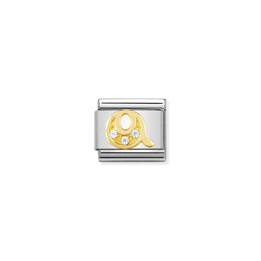 Nomination Composable Classic C.Z. Letter Q -Nomination