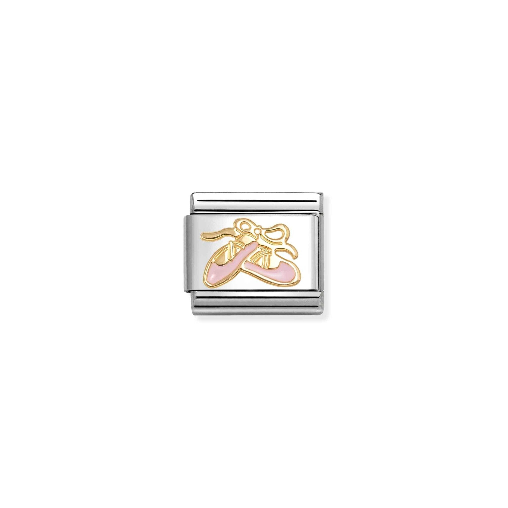 Nomination Composable Classic Link, Gold Pink Dance Shoes -Nomination