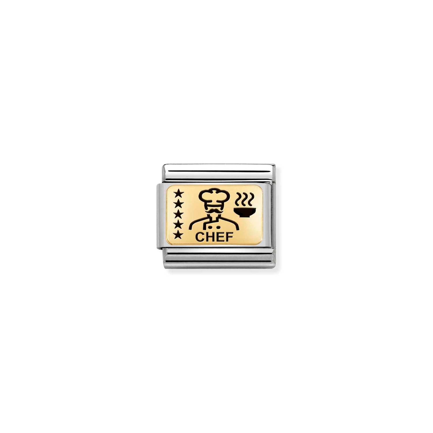 Nomination Composable Classic Occupation Chef 18K -Nomination