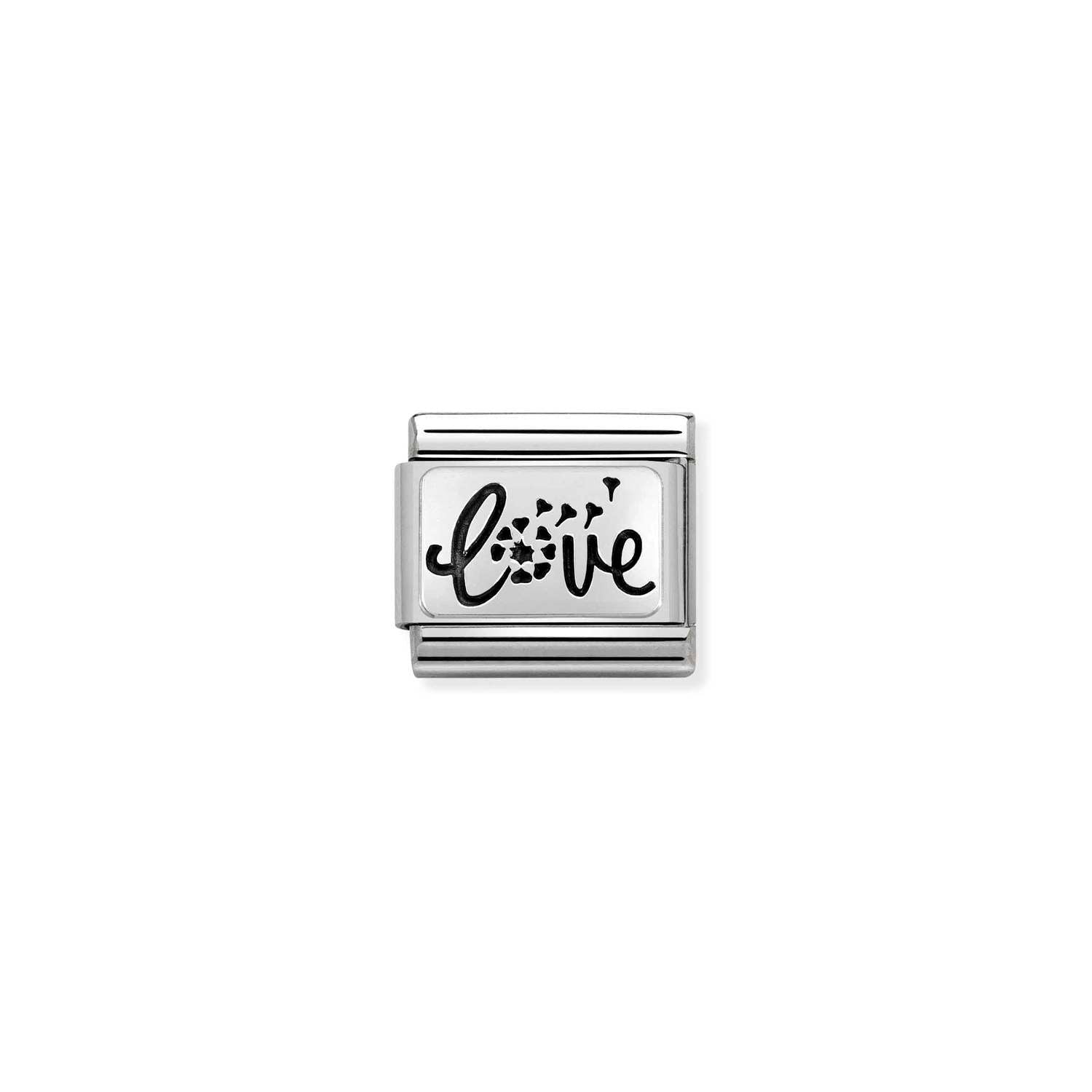 Nomination Composable Classic Plate Dandelion Love S/Silver -Nomination