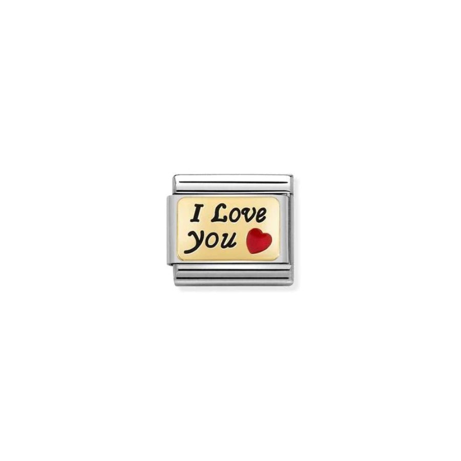 Nomination Composable Classic Plate I Love You -Nomination