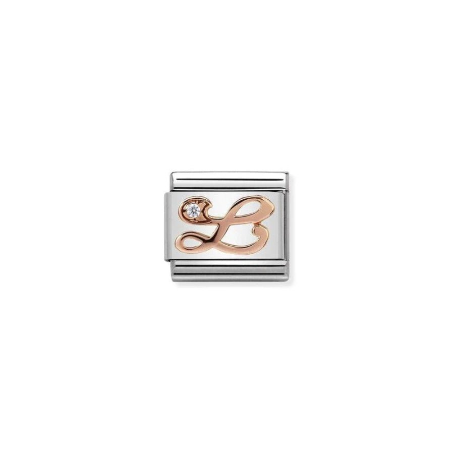 Nomination Composable Classic Rosegold Letter L -Nomination