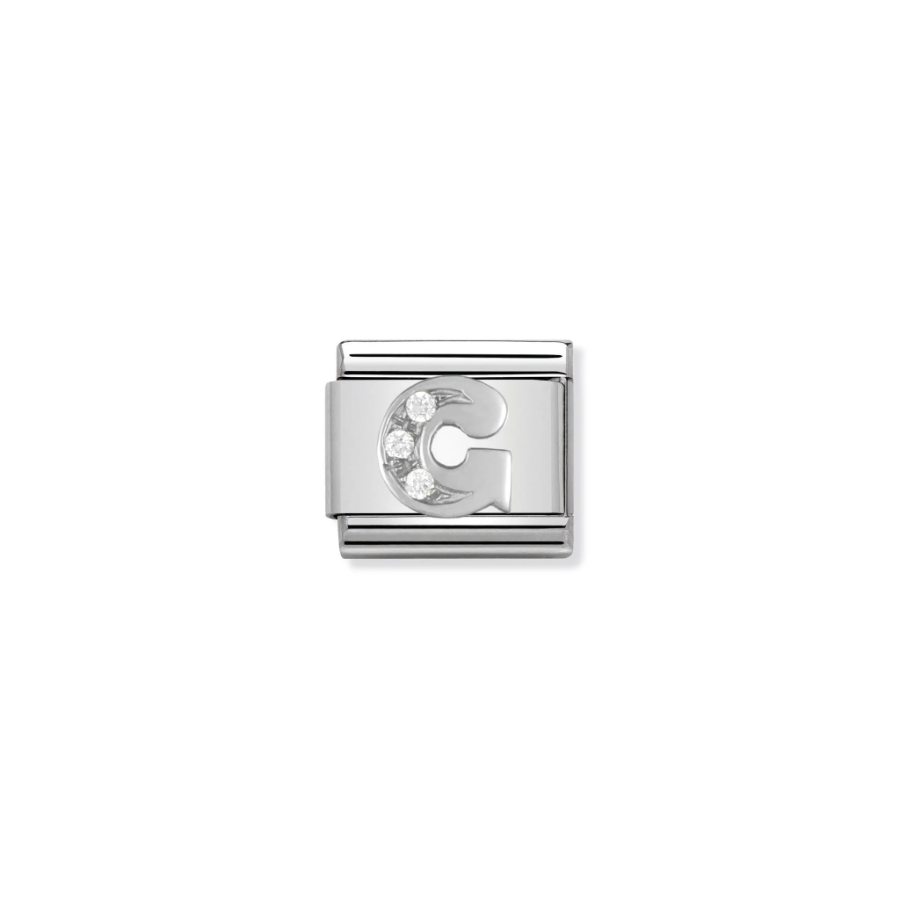 Nomination Composable Classic Silvershine Letter G -Nomination