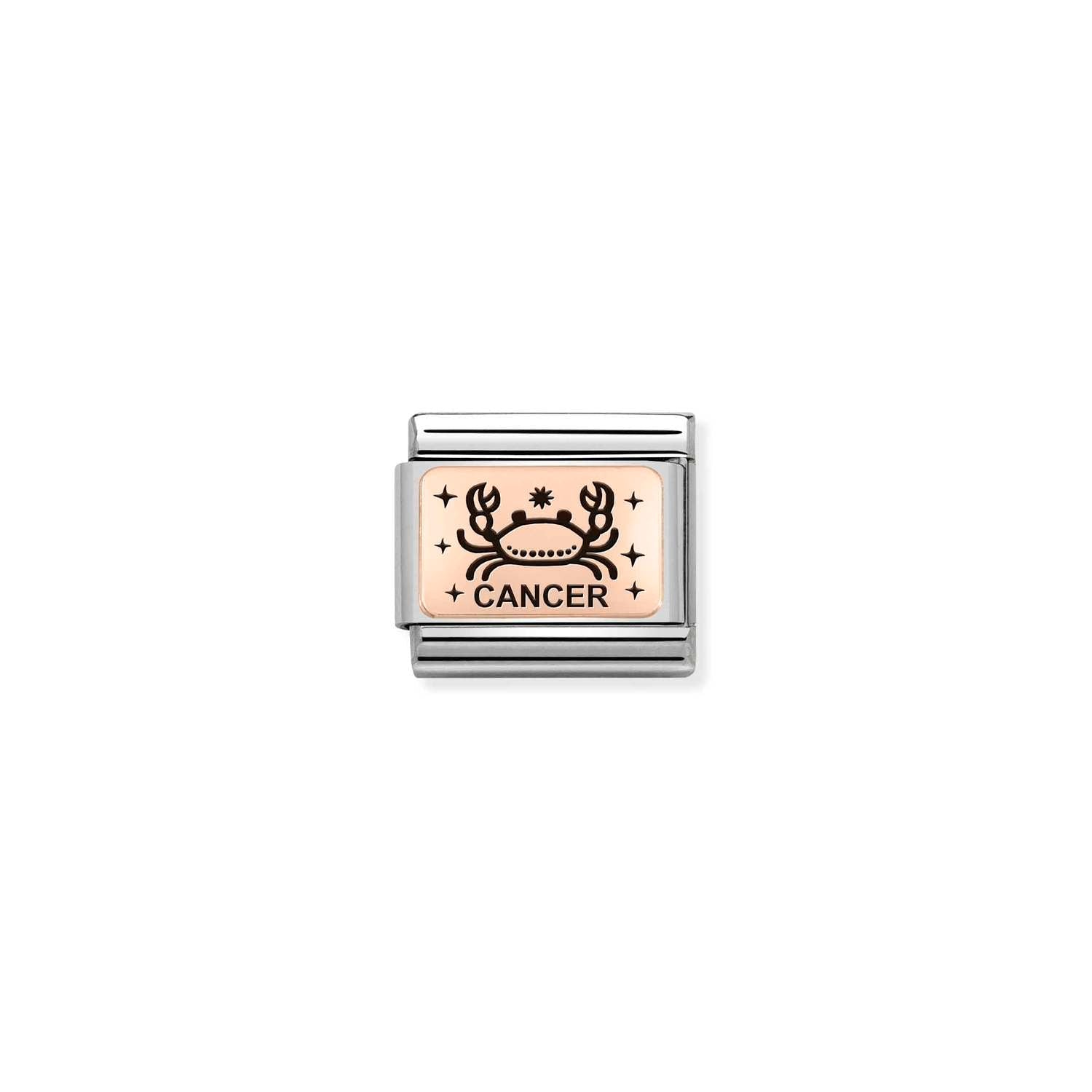 Nomination Composable Classic Zodiac Cancer S/S & 18K -Nomination