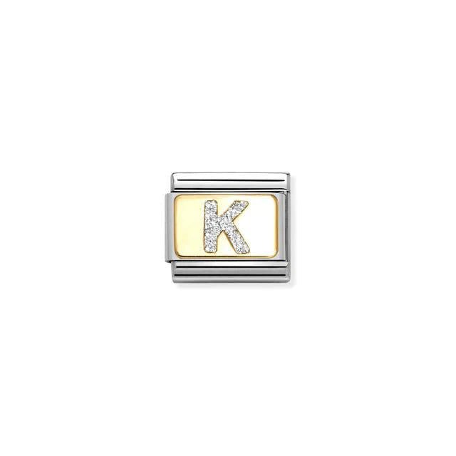 Nomination Composable Glitter Letter K -Nomination