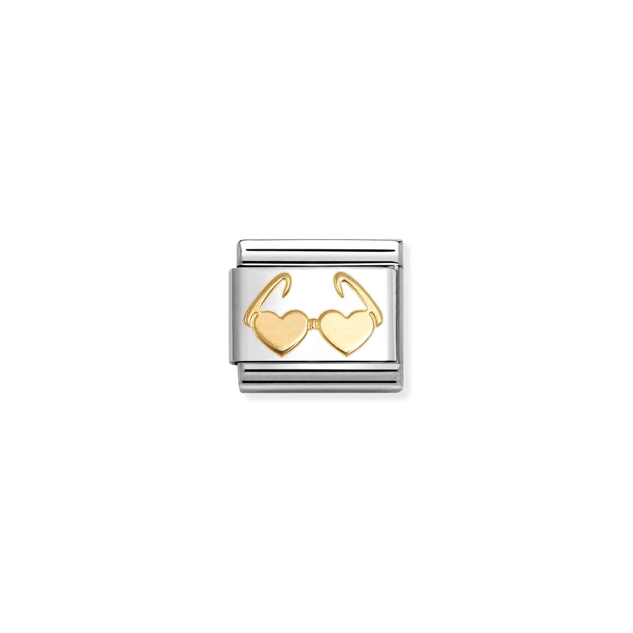 Nomination Composable Gold Heart Sunglasses -Spilhaus