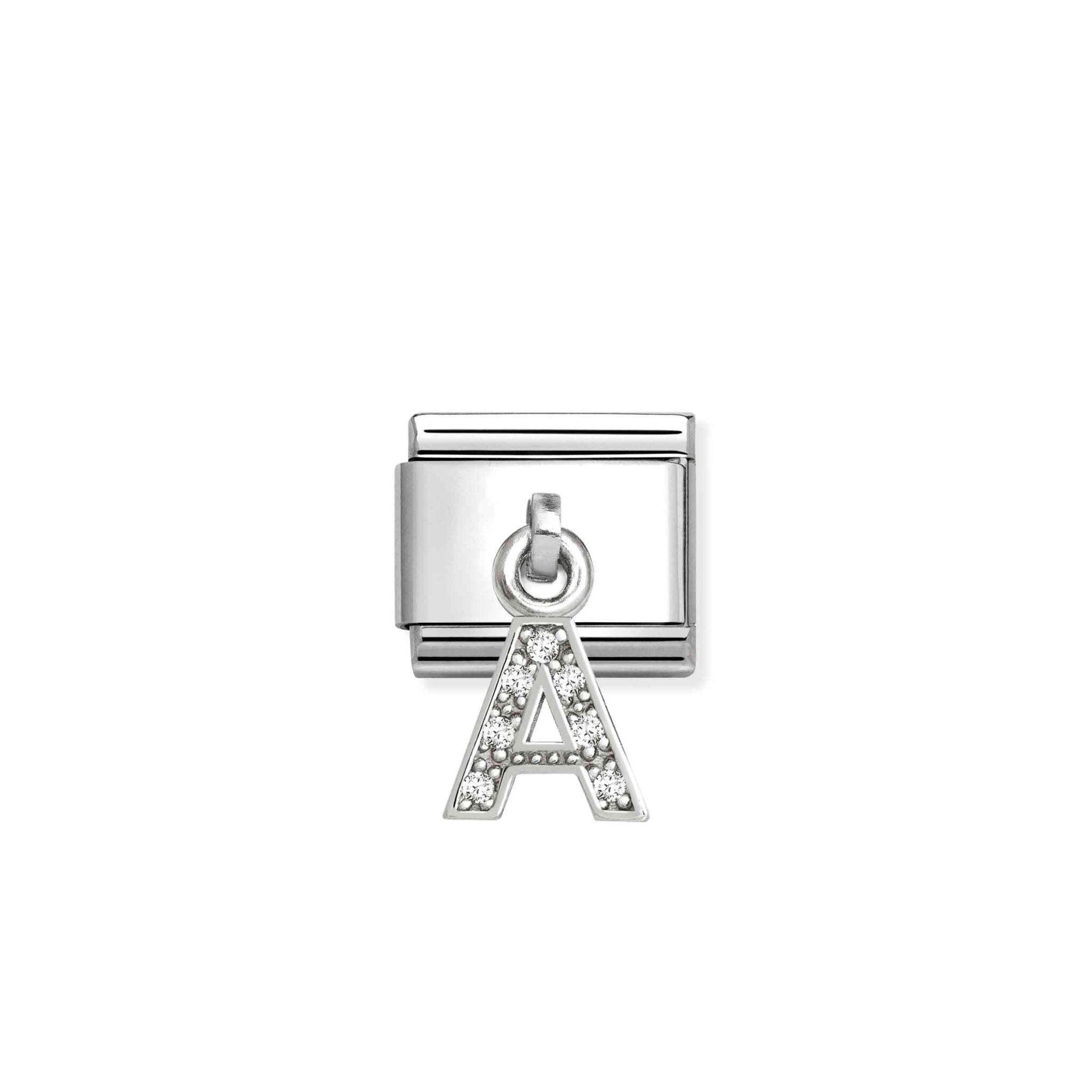 Nomination Composable Hanging Link, Sparkling Letter A -Nomination