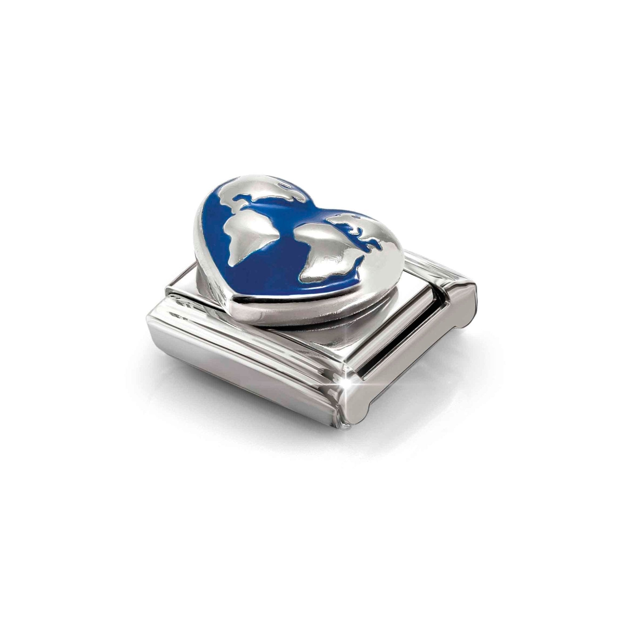 Nomination Composable Heart Globe Symbol -Nomination