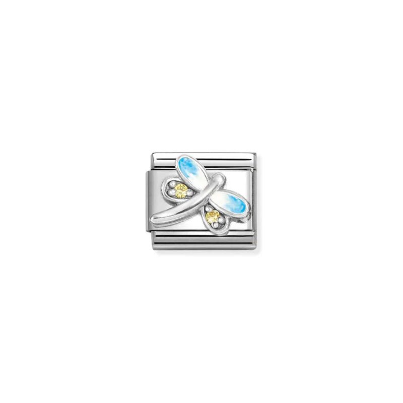 Nomination Composable Light Blue Dragonfly Symbol -Nomination