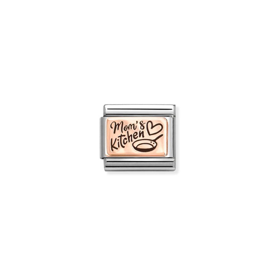 Nomination Composable Moms Kitchen Plates 9k Rose Gold -Nomination