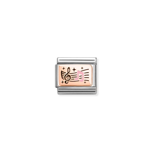 Nomination Composable Muscial Notes Symbol Rose Gold -Nomination