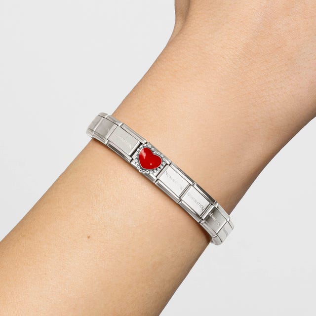 Nomination Composable Red Heart With Dots Symbol -Nomination