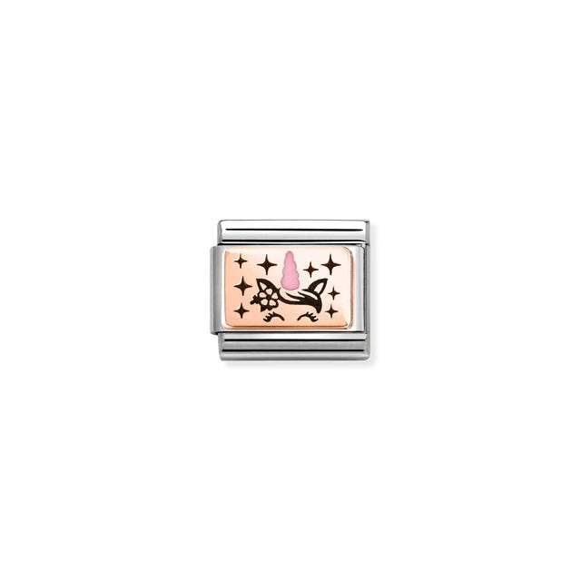 Nomination Composable Unicorn Symbol Rose Gold -Nomination