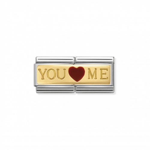 Nomination Double Engraved You & Me -Nomination