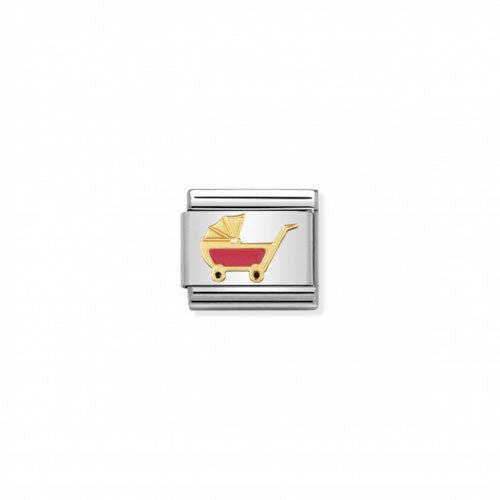 Nomination Symbol Daily Life Pink Pram -Nomination