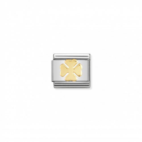 Nomination Symbol Good Luck Four Leaf Clover 18K -Nomination