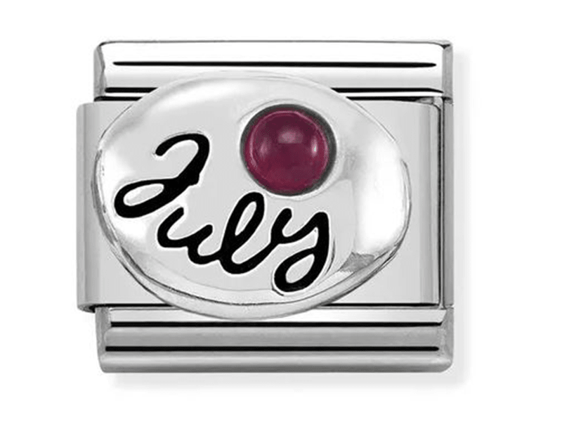 Nomination Zodiac Monthstone Jul Ruby S/S Steel -Nomination