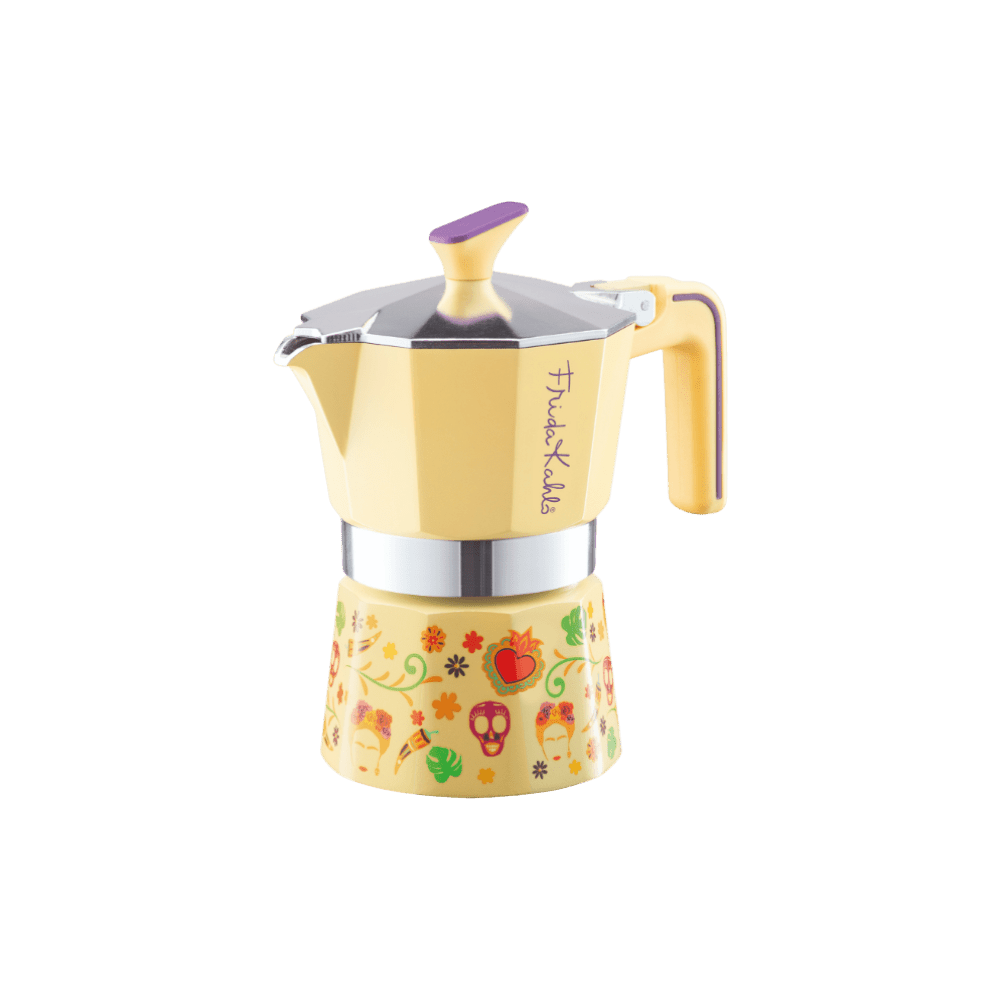 Pedrini Frida Kahlo Coffee Maker - Yellow -Pedrini