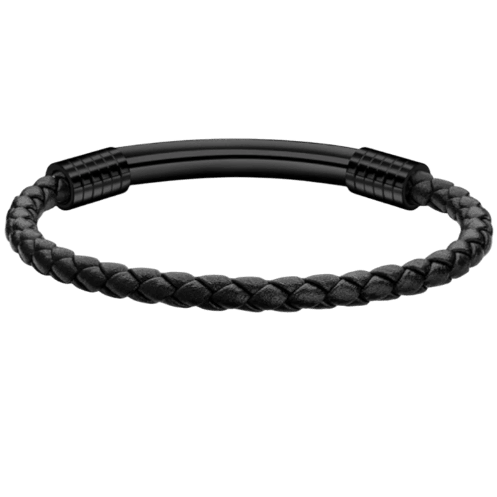 Police Bracelet Gear Braided Black -Police