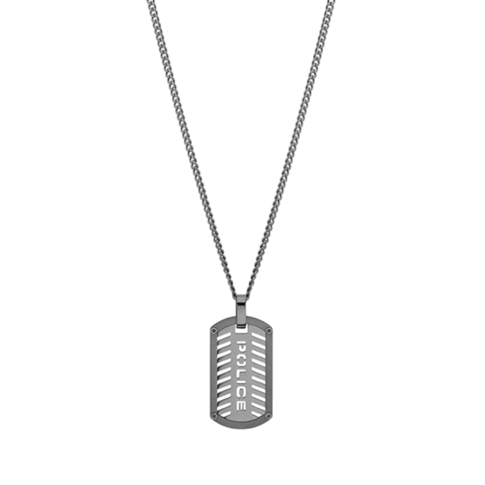 Police Pendant Dogtag Lattitude G/Metal -Police