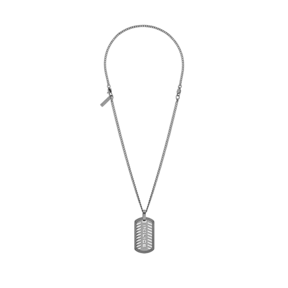 Police Pendant Dogtag Lattitude G/Metal -Police