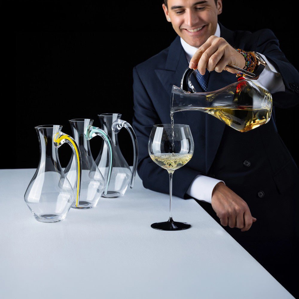 Ridel Decanter Canernet Fatto A Mano Black -Riedel