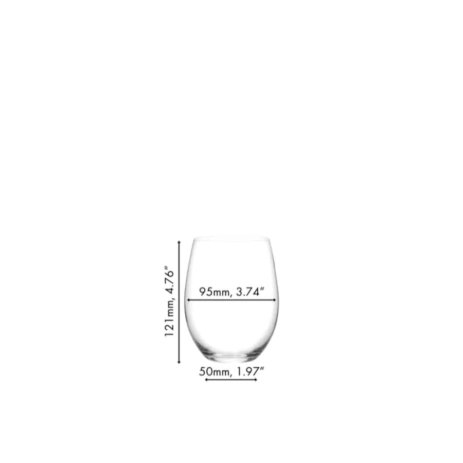 Riedel O Stemless Cabernet/Merlot Set Of 8 -Riedel