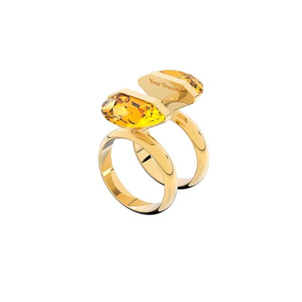 Ring :Lucent: Ltop/Gos -Swarovski