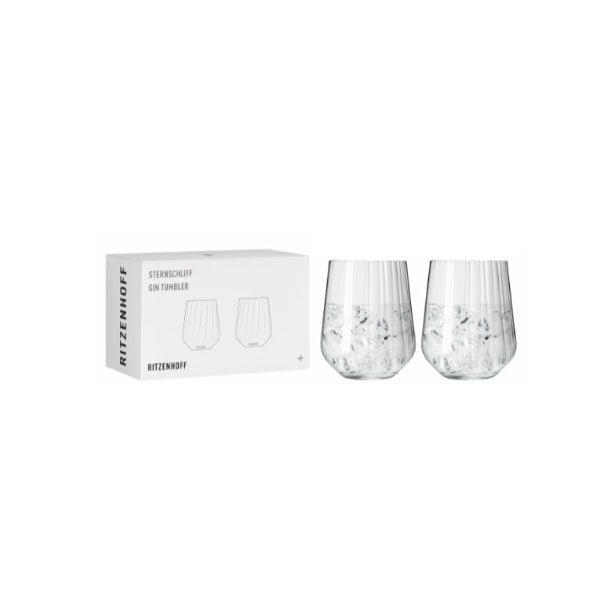 RITZ Gin tumbler sternschliff 2 by design set -Ritzenhoff