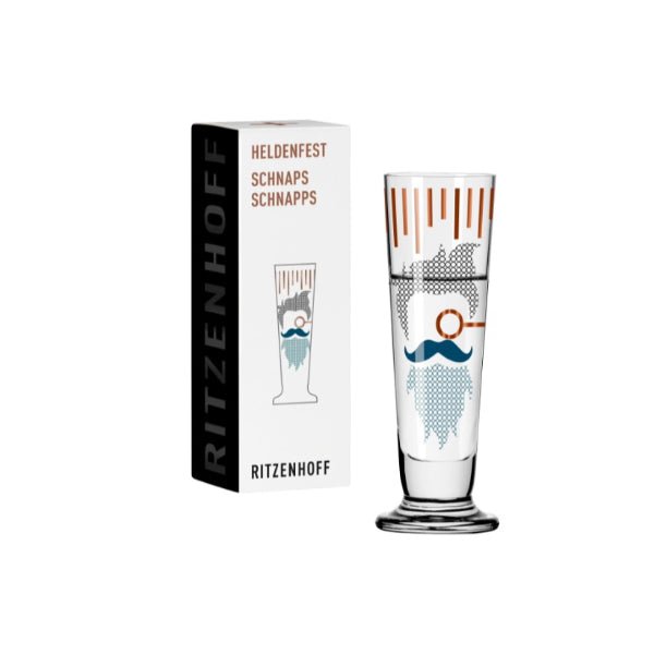 RITZ Helderfest schnapps glass 10 by C.Kordes -Ritzenhoff