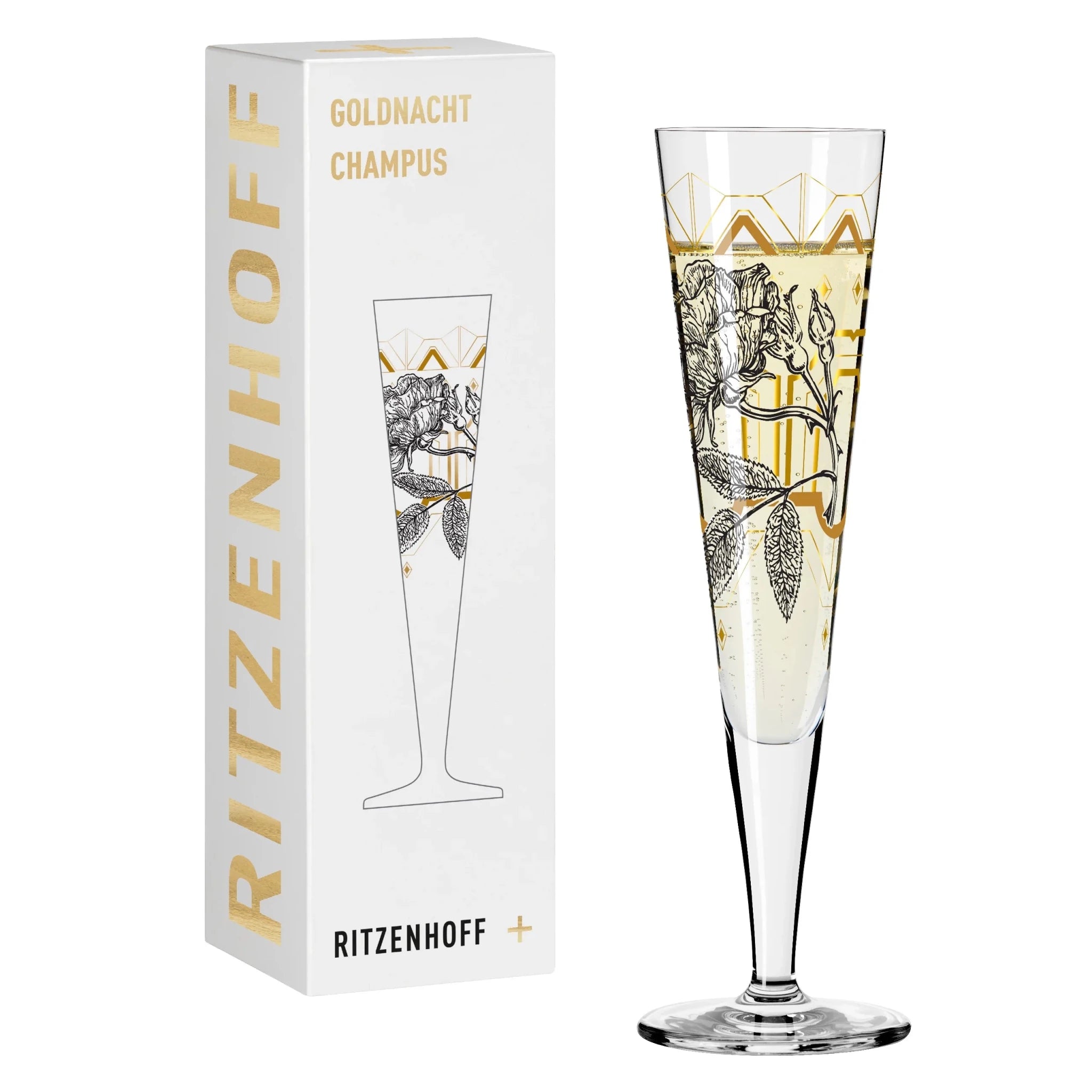 Ritzenhoff Champagne Champus Goldnacht 29 L.HOFGÄRTNER -Ritzenhoff
