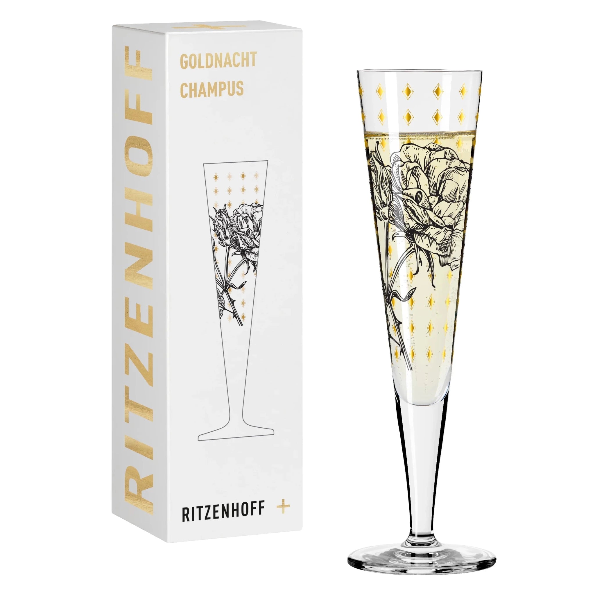 Ritzenhoff Champagne Champus Goldnacht 30 L.HOFGÄRTNER -Ritzenhoff