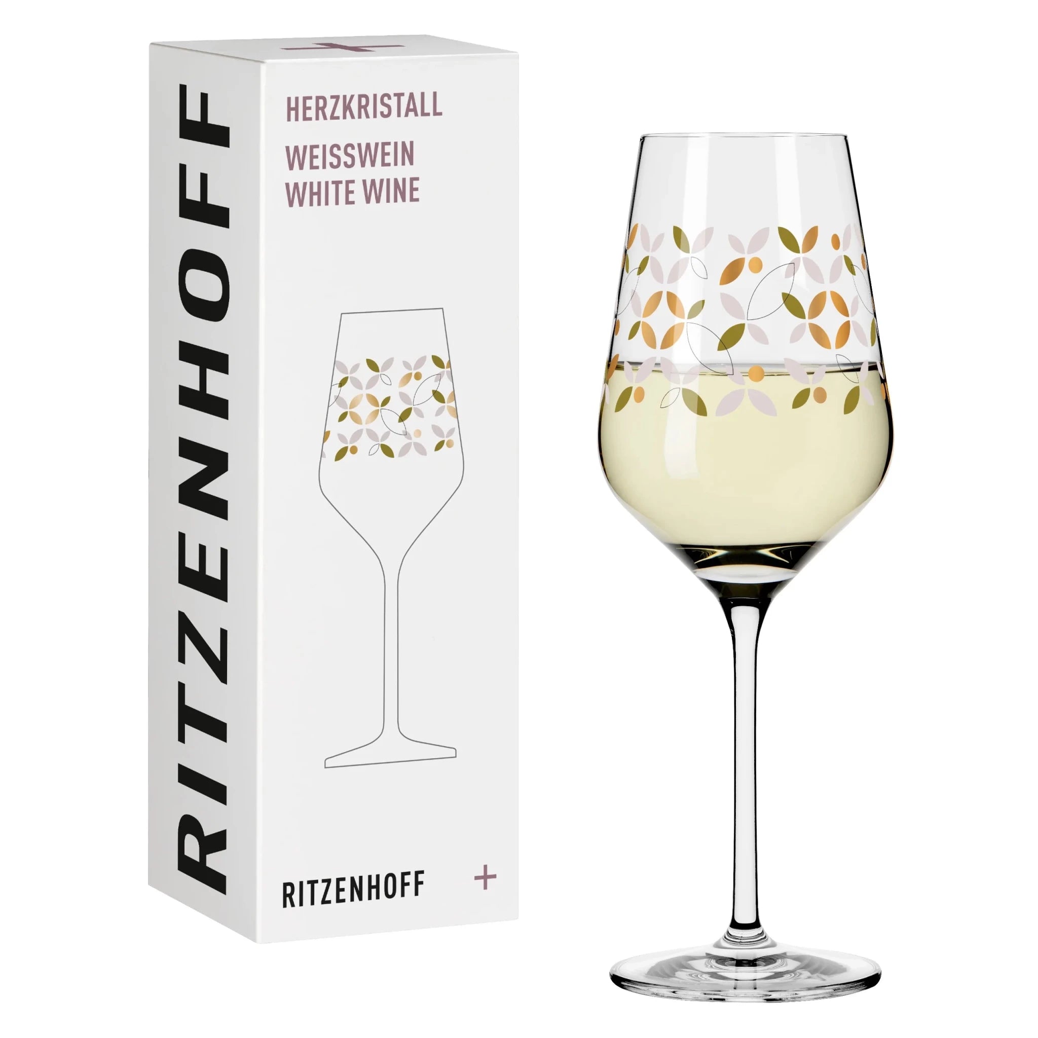 Ritzenhoff Herzkristall White Wine Glass 9 Christine Kordes -Ritzenhoff