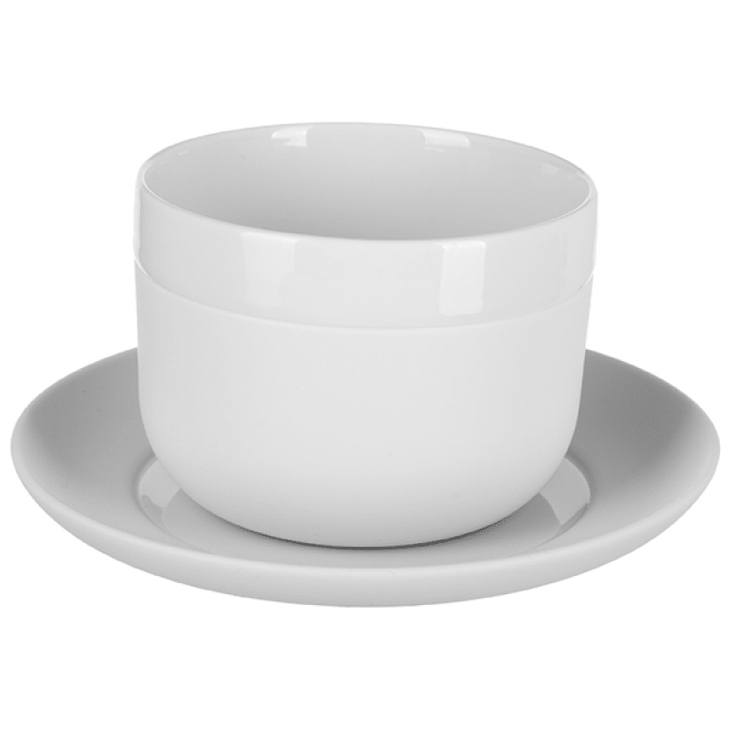 Rosenthal Espresso Cup & Saucer Capello White -Rosenthal