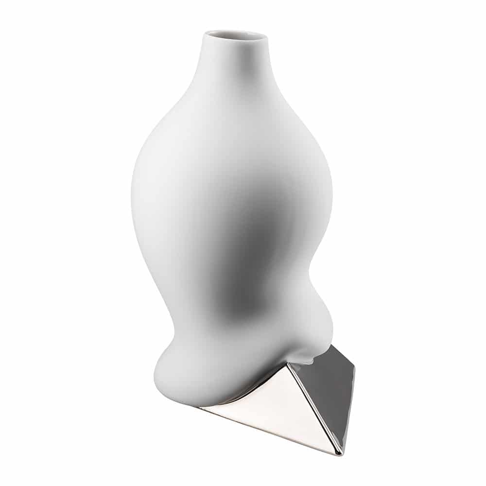 Rosenthal Vase Sirop 28cm (Platinum) -Rosenthal
