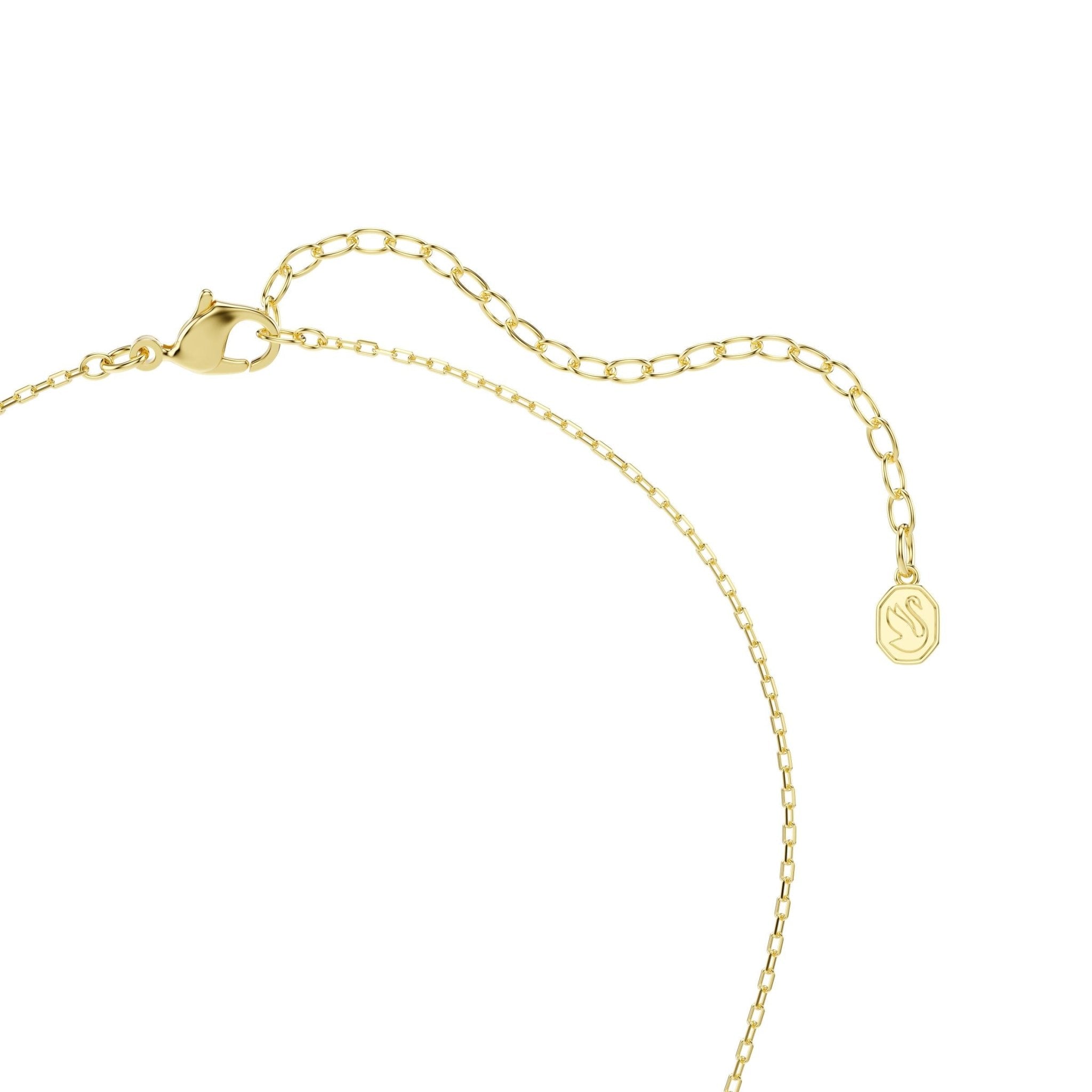 Sublima pendant, Octagon cut, Green, 18K gold finish -Swarovski