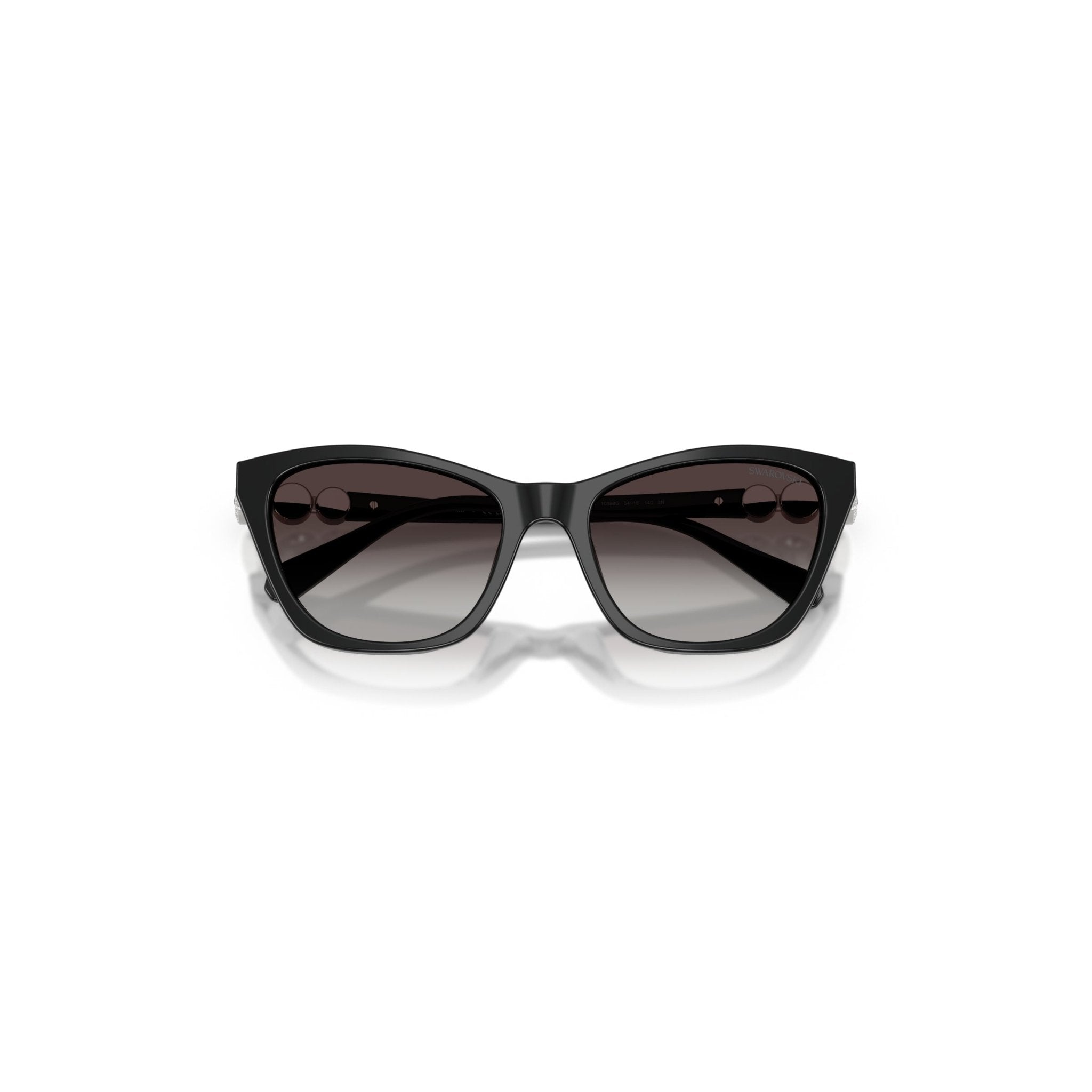 Sunglasses, Cat-eye shape, SK6068, Black -Swarovski